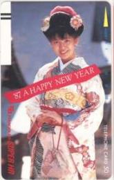 南野陽子 フジカラー '87 A Happy New Year フリー290-0259 Aランク