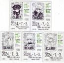 東京BABYLON ちょびっツ CLAMP 東京都交通局 5枚セット 一日乗車券 Aランク