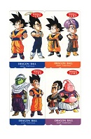 ドラゴンボール 4枚セット台紙付 状態微難