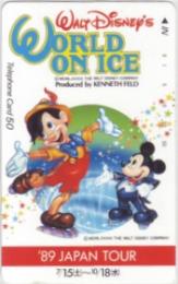 ディズニー WORLD ON ICE '89 JAPAN TOUR ミッキー ピノキオ Aランク