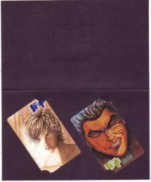 バキ 板垣恵介 少年チャンピオン 台紙付 2枚セット Aランク