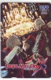 Devil May Cry X デビルメイクライ QUOカード Aランク